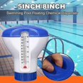 thumbnail image 4 of Floating 5-inch Chlorine Dispenser with Thermometer for Hot Tub Swimming Pool Spa Water Parks, Floater Indoor and Outdoor Safe & Odorless, 4 of 5