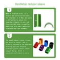 thumbnail image 3 of Eigraketly 2 uds manillar de bicicleta Shim Stem reductor aleación de aluminio espaciador negro Ciclismo Verde, 3 of 6