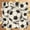 Color 4, variant on Mahjong Mat 31.5" x 31.5" Woodland Mushroom Animal Red Deer Rabbits Squirrel Hedgehog Botanical Non-Slip Noise Reduction American Mahjong Tiles Table Cover for Dominoes Poker Card Board Games Gift