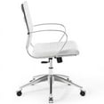 thumbnail image 6 of Modway Jive Gold Stainless Steel Midback Office Chair in Gold Off White, 6 of 9
