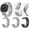 thumbnail image 4 of Band for Samsung Galaxy Watch 7 Ultra 47mm,No Gap Metal Bands with Watch Link Removal Compatible with Galaxy Watch Ultra 47mm(2024) for Men Women Stainless Steel Bands Strap,Starlight, 4 of 6