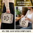 thumbnail image 2 of FOR U DESIGNS Boho Mandala Dog Paw Print Bible Cover for Women Men Lightweight Bible Carrier Tote Bag Large Capacity Protective Church Organizer Holder Bag with Handle, 2 of 7