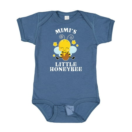 

Inktastic Cute Bee Mimi s Little Honeybee with Stars Gift Baby Boy or Baby Girl Bodysuit