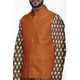 thumbnail image 4 of Atasi Printed Long Sleeve Classic Ethnic Kurta Pyjama Set For Mens Casual Wear, 4 of 5