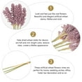 thumbnail image 3 of ifundom Artificial Wheat Stalks - Realistic Lifelike Floral Arrangements for Home, Office, and Event Decoration, 3 of 5