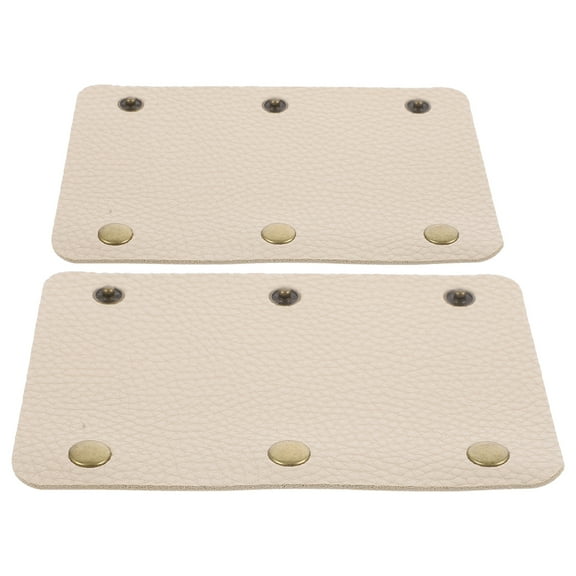 2 Pcs Duffel Bag Protective Cover Duffle Handbags Handle Grocery Pu Leather