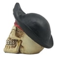 thumbnail image 4 of Ebros Gift 6” Buccaneer Pirate Skull Garden Statue, Hand Painted with Golden Earring, 4 of 5