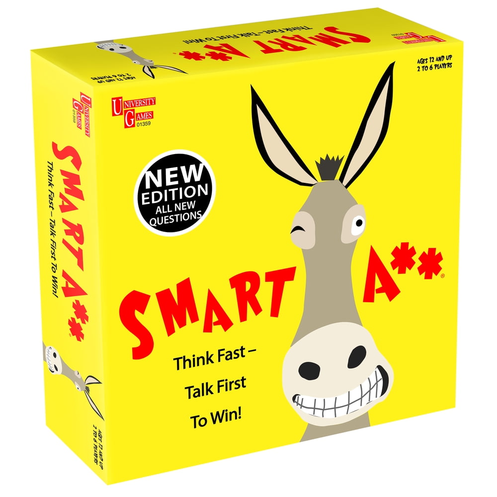 Smart A** Party Game from University Games, 2 to 6 Players Ages 12 and Up