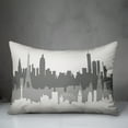 thumbnail image 2 of Creative Products London Paris New York Skyline 14x20 Spun Poly Pillow, 2 of 2