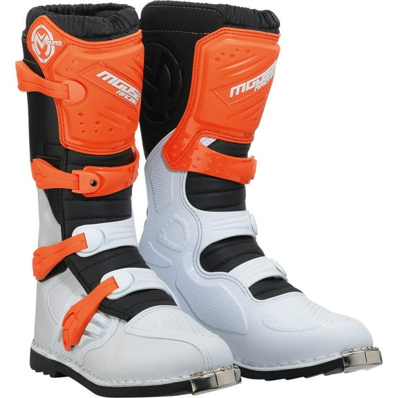 Moose Racing Qualifier Mens MX Offroad Boots Orange 14 USA