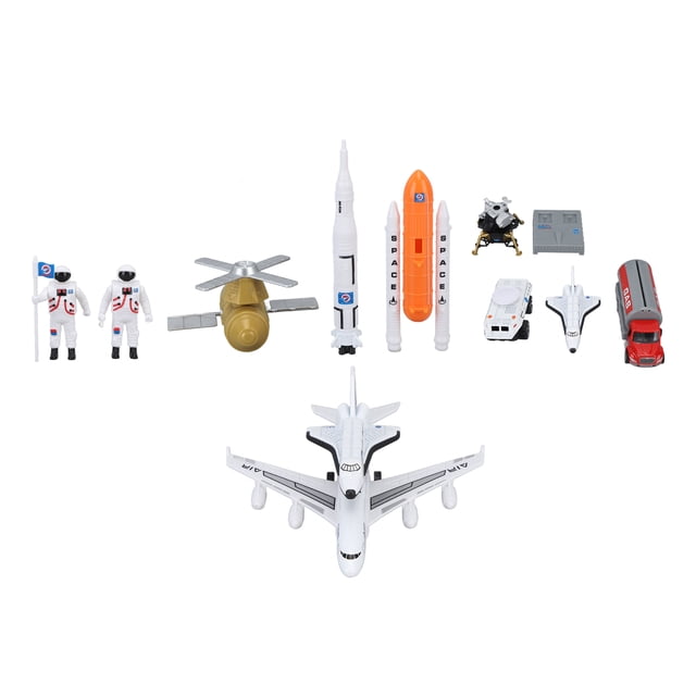Juguete de cohete espacial NikouMX Juguete de transbordador espacial suave juego de nave espacial