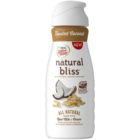 Download COFFEE MATE NATURAL BLISS Toasted Coconut All Natural Liquid Coffee Creamer 16 fl. oz. Bottle ...