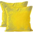 thumbnail image 1 of Cushion Covers 2pc Set (50 X 50 Cm) - Sunbeam Yellow - Solid Dyed Cotton Canvas, 1 of 5