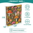 thumbnail image 3 of FORMRS 3 Ring Binder with Pockets 1.5" D-Rings Clip Board 200 Sheets Capacity, Vibrant Mushroom, 3 of 8