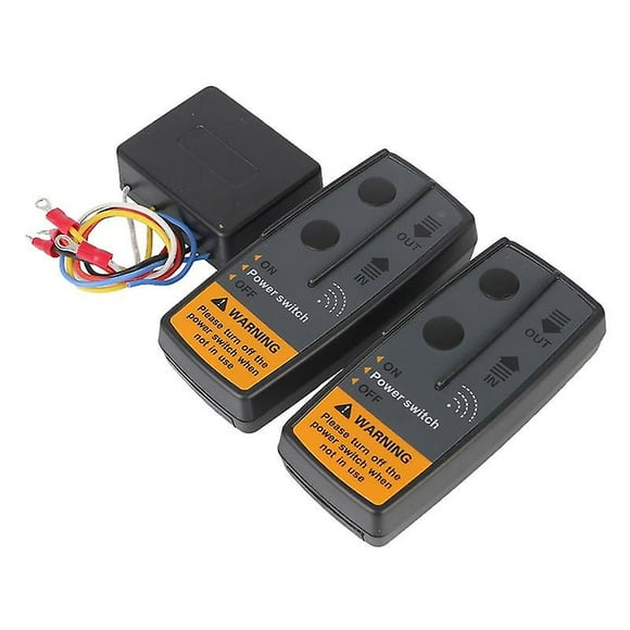 2.4g 12v 24v Electric Winch Universal Wireless Remote Control Recovery For Off-road Atv Trailer 72w