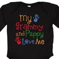 thumbnail image 4 of Inktastic Grammy and Pappy Love Me Boys or Girls Long Sleeve Baby Bodysuit, 4 of 5
