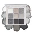 thumbnail image 4 of 9 Colors Eyeshadow Palette , High Pigmented Blendable Matte Glitter Shimmer Finishes, 24-hour Long Lasting Eye Makeup For Christmas Music Festival, 4 of 5