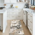 thumbnail image 6 of JoanKaren 2'x6' Modern Marble Runner Area Rug,Washable,Abstract Marble Pattern,Non Slip,2'x6' for Bedroom Entryway,Hallway,Grey, 6 of 8