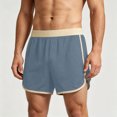 thumbnail image 2 of Asxite Plus Size Mens Pajamas Shorts Loose Breathable Solid Thin Casual Sleepwear, 2 of 7