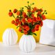 thumbnail image 4 of Originality Plastic Flower Pot Imitation Pumpkin Shape Decoration Vase Festive Dress Material Two Halves Splicing, 4 of 8