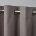 thumbnail image 3 of Exclusive Home Curtains Loha Linen Grommet Top Curtain Panel Pair, 54x84, Dusty Lavender, 3 of 6