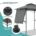 thumbnail image 5 of COBANA 8' x 5' Grill Gazebo with Steel Frame, Waterproof, 5 of 7