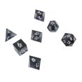 thumbnail image 1 of Dados, juego de rol de 7 piezas, dados de resina, juego de dados, artesanía excepcional, 1 of 12