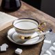 thumbnail image 3 of Exquisito juego de taza de té y platillo azul real con cuchara, 7,0 oz/200 ml, diseño de Phnom Penh, porcelana, el mejor regalo para amigos, 3 of 5