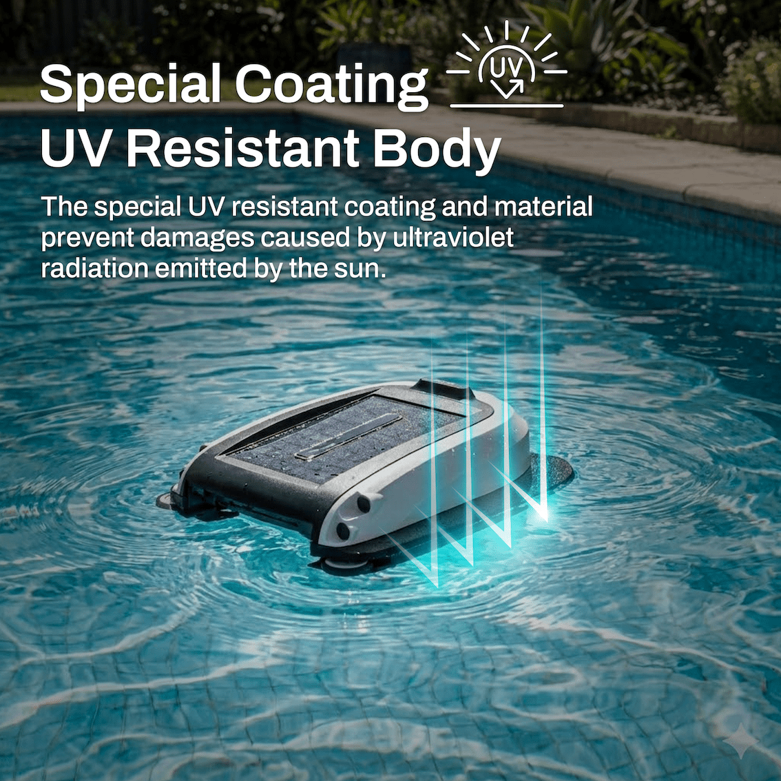 Betta Swift Solar-Powered Robotic Pool Skimmer with Dual Cleaning Mode, Soft-Contact Casing, and Large Easy-Clean Debris Basket