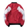 thumbnail image 3 of Winter jackets for Men Men's And Winter White Embroidered Jacket Fashion Flight Coat Fashion Chinese Trend Baseball Coat (thin), 3 of 3