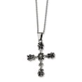thumbnail image 1 of Collier Pendentif Croix Antique en Acier Inoxydable 22 Po, 1 of 3