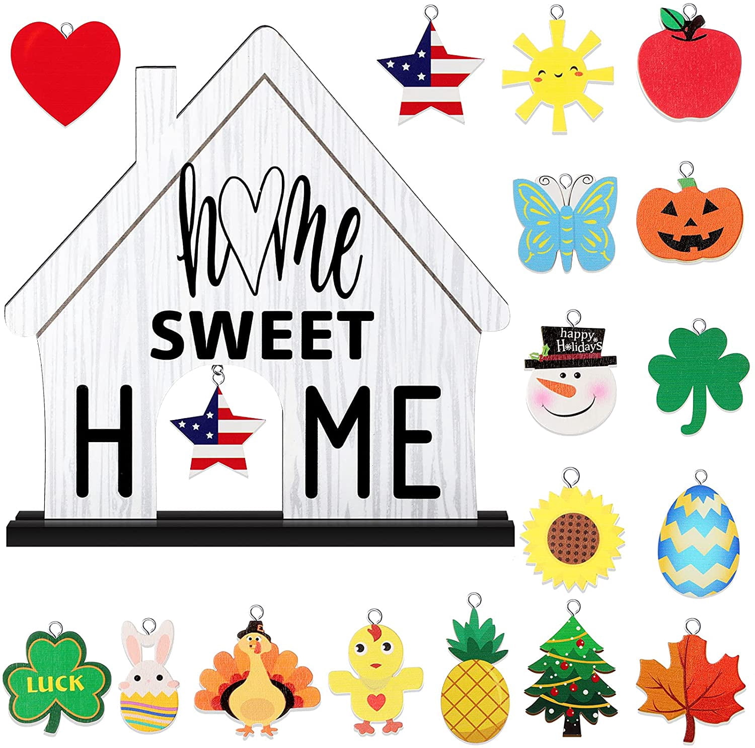 Tive Sign Home Interchangeable tive Sign Wooden tive Home Sweet Home Signs ...