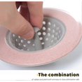 thumbnail image 5 of 2 Pack Kitchen Sink Drain Strainer, Silicone Food Sink Strainer, Drain Cover Kitchen Sink Basket for Kitchen Sink (Pink+Green), 5 of 5
