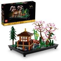 LEGO Icons Tranquil Garden Building Set - Detailed Japanese Zen Garden DIY Kit for Adults, Ages 18  - Gift for Wedding - Building Block Set for Home Decor - 10315