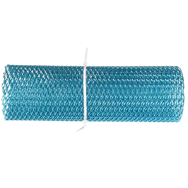 Rejilla central delantera para coche, malla rómbica, estructura estable, aluminio, ajuste universal, color azul