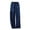 Dark Blue, variant on 2026 Spring Women Casual Plush Pajama Pants - Solid Wide Leg Warm Flannel Sleep Pajamas with Pockets,Elastic Waistband Stretch Lightweight Flannel Lounge Pants for Women,Size:L