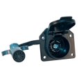 thumbnail image 2 of Hopkins MFG Trailer Wiring Connector Adapter 47435 Plug In Simple; 6-Way Pin To7-Way Blade; Flexible Wire; Die Cast Zinc, 2 of 3