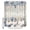 Blue, variant on Fall White Pumpkin Bathroom Shower Curtains with 12 Hooks Waterproof Shower Curtain for Stalls and Bathtubs Autumn Thanksgiving Blue Leaves Farmhouse Decorative Bathroom Curtain 72x72 Inches