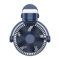 thumbnail image 1 of Monstrate Ventilador portátil para acampar al aire libre con lámpara de aire de pared para el hogar recargable Accesorios para electrodomésticos Azul, 1 of 6