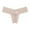 Beige, variant on Bigersell Womens Bikini Underwear Clearance No Show Underwear Thong Panty Style P-1180 Nylon Period Panties Thong Panties Briefs Mid Waist Women's Briefs Purple S