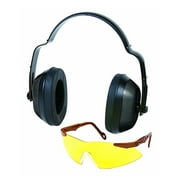Standard Muff & Shooting Glasses Yellow Safety Combo 2283 by Allen Company