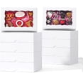 thumbnail image 1 of 25 cajas de panadería con ventana para fresas cubiertas de chocolate, torta, trufa de chocolate, pretzel y más, 1 of 4