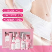 Feminine Care Set, 5-in-1 Feminine Wash & Ph Balance Moisturizing for Private Areas Include Intimate Feminine Wash, Serum, Gel, Lotion, Spray, Gentle Intimate Care Kit