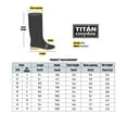 thumbnail image 6 of CROYDON Black Titan PVC Rain Boots Waterproof for Gardening | Fishing | Farming | Agriculture | Multi-Season | Durable Slip Resistant Knee Boots (10 Narrow), 6 of 9
