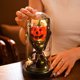 thumbnail image 3 of Advancent Ramo de cabeza de calabaza para un toque de espeluznante en la decoración, regalo de Halloween, adorno de escritorio de vidrio Kits de decoración para fiestas Rojo, 3 of 6