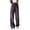 Dark Gray, variant on Staron Women's Casual Pants Elastic Waist Drawstring Pocket Wide Leg Loose Baggy Trousers Solid Color Fold Pants, Black 3XL