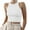 White, variant on Duoif Tank Top for Women, Women's Cropped Tank Tops Ribbed Sleeveless Crew Neck Blouses Summer Casual Basic Tops Womens Tank Tops Womens Tops Black L