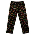 thumbnail image 4 of Conairie Christmas Pajama Pants for Men Wide Leg Funny Cute Print Lounge Pj Bottoms Pockets Casual Comfy Soft Sleep Pants Apparel Black L, 4 of 5