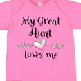 thumbnail image 4 of Inktastic My Great Aunt Loves Me Heart Boys or Girls Baby Bodysuit, 4 of 5