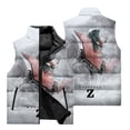 thumbnail image 3 of Chaqueta sin mangas para hombre Mazinger Z, chaleco con patrón 3D Mecha, chaqueta deportiva para caminar por la calle al aire libre para otoño e invierno, 3 of 5